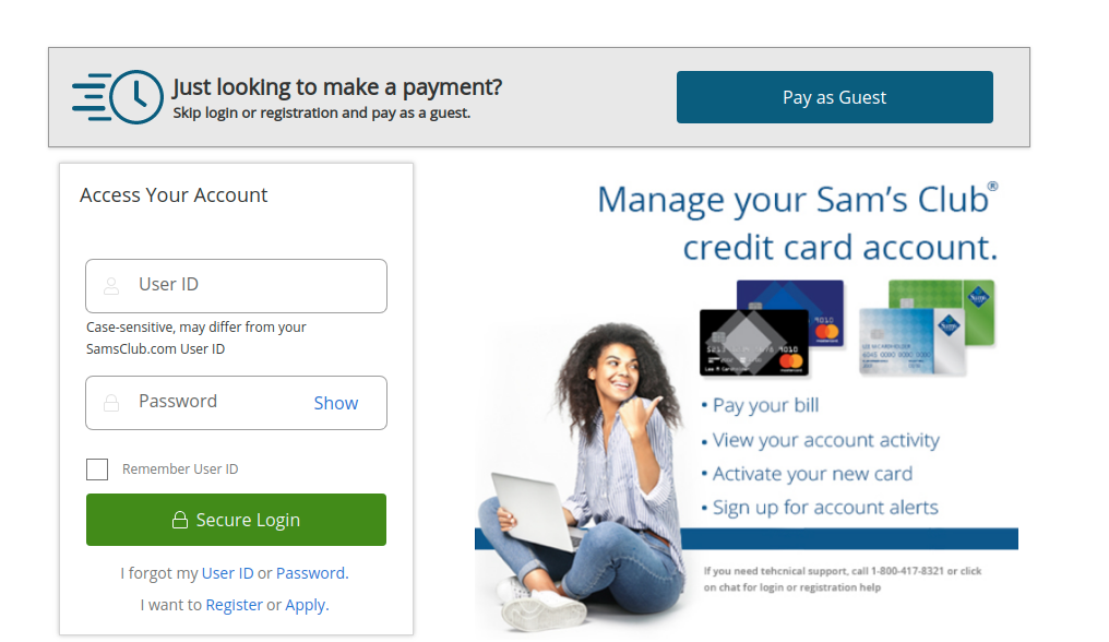 Sams Club Credit Card Logo