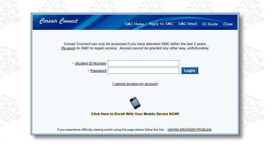 smc corsair connect login