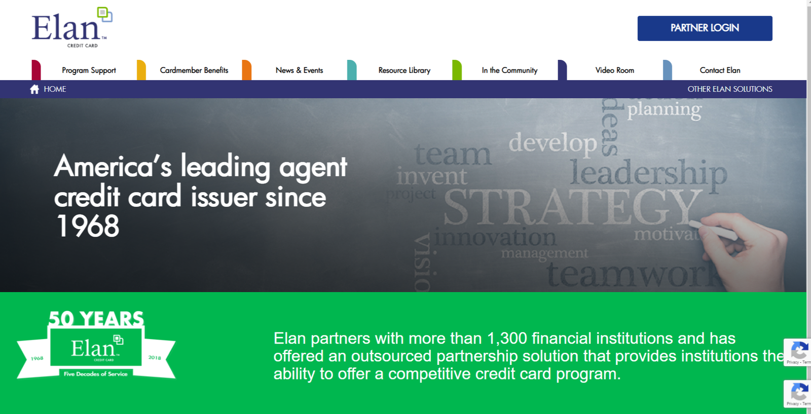 elan credit card account