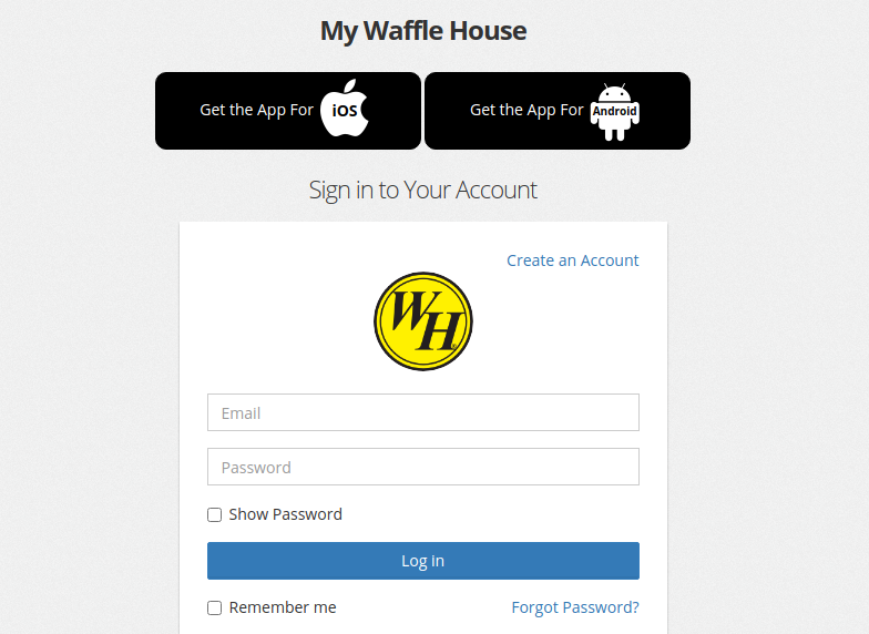 my wafflehouse logo